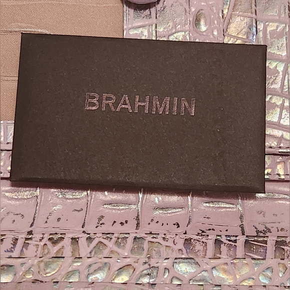 Brahmin Violet Leather Ady Wallet - Picture 7 of 7